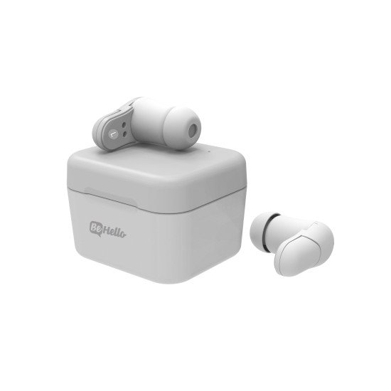 BeHello BEHHPI00017 Écouteurs Ecouteurs Micro-USB Bluetooth Blanc