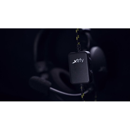 Xtrfy H2 Casque Avec fil Arceau Appels/Musique/Sport/Au quotidien Noir