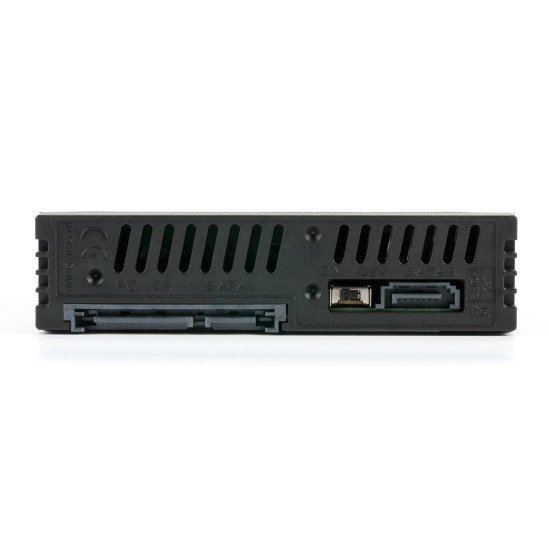 Fantec MR-25DUAL Boîtier disque dur/SSD Noir