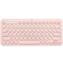 Logitech K380 clavier Bluetooth QZERTY Anglais britannique Rose