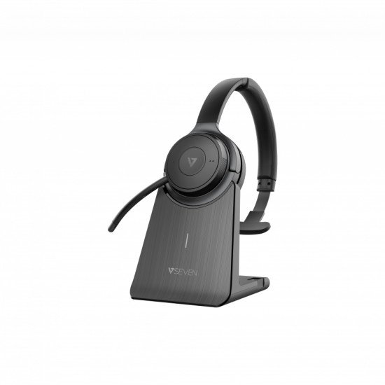 V7 HB605M écouteur/casque À la main Connecteur de 3,5 mm USB Type-C Bluetooth Noir