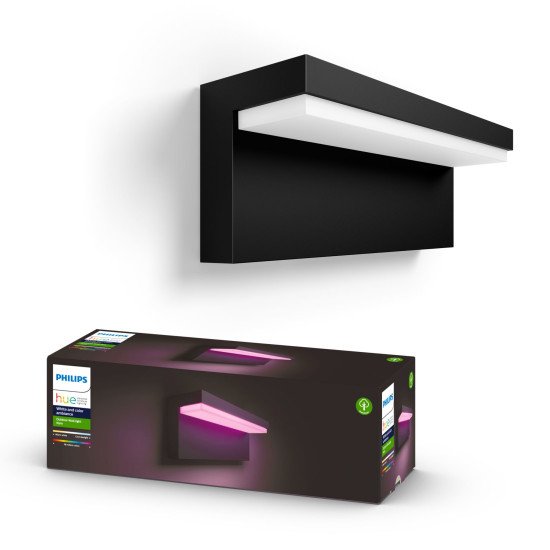 Philips Hue White and Color ambiance Applique murale extérieure Nyro Philips Hue White and Color ambiance Applique murale extérieure Nyro