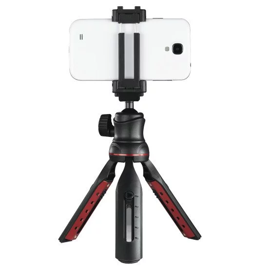 Hama Solid II, 21B trépied Caméra de Smartphone/numérique 3 pieds Noir, Rouge Hama Solid II, 21B trépied Caméra de Smartphone/numérique 3 pieds Noir, Rouge