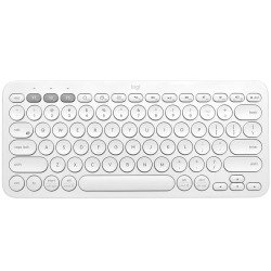Logitech K380 clavier Bluetooth QWERTZ Allemand Blanc