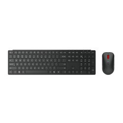 Lenovo 4X31S04814 clavier Souris incluse Bureau RF sans fil + Bluetooth Belge Noir