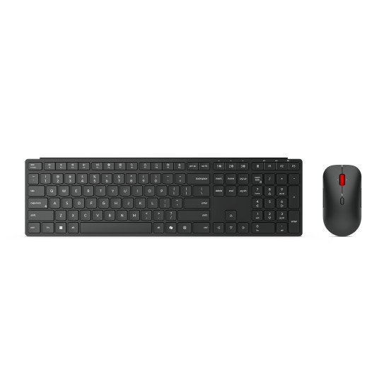 Lenovo 4X31S04814 clavier Souris incluse Bureau RF sans fil + Bluetooth Belge Noir