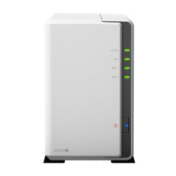 Synology DiskStation DS220j RTD1296 Ethernet/LAN Mini Tour Blanc NAS
