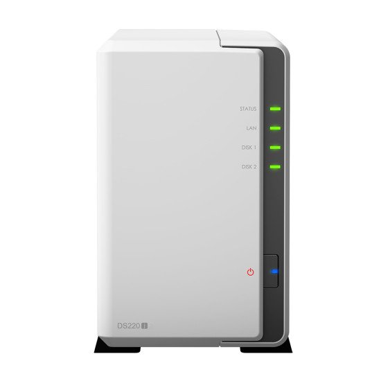 Synology DiskStation DS220j RTD1296 Ethernet/LAN Mini Tour Blanc NAS