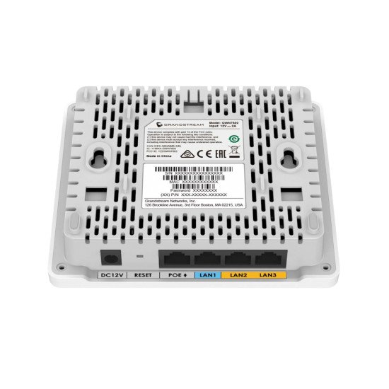 Grandstream Networks GWN7602 point d'accès réseaux locaux sans fil 1170 Mbit/s Blanc Connexion Ethernet POE