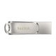 Sandisk Ultra Dual Drive Luxe lecteur USB flash 128 Go USB Type-A / USB Type-C 3.2 Gen 1 (3.1 Gen 1) Acier inoxydable