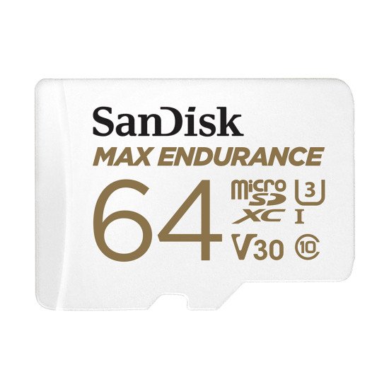 Sandisk Max Endurance mémoire flash 64 Go MicroSDXC Classe 10 UHS-I