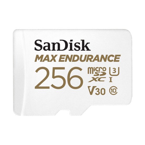 Sandisk MAX ENDURANCE mémoire flash 256 Go MicroSDXC Classe 10 UHS-I