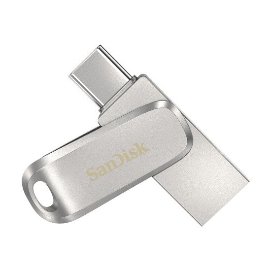 Sandisk Ultra Dual Drive Luxe lecteur USB flash 1000 Go USB Type-A / USB Type-C 3.2 Gen 1 (3.1 Gen 1) Acier inoxydable