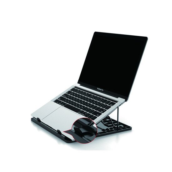 Conceptronic ERGO Laptop Cooling Stand Supports de Laptop Noir 39,6 cm (15.6")