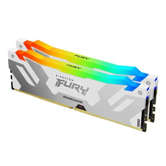 Kingston Technology FURY Renegade RGB module de mémoire 32 Go 2 x 16 Go DDR5 6400 MHz Kingston Technology FURY Renegade RGB module de mémoire 32 Go 2 x 16 Go DDR5 6400 MHz