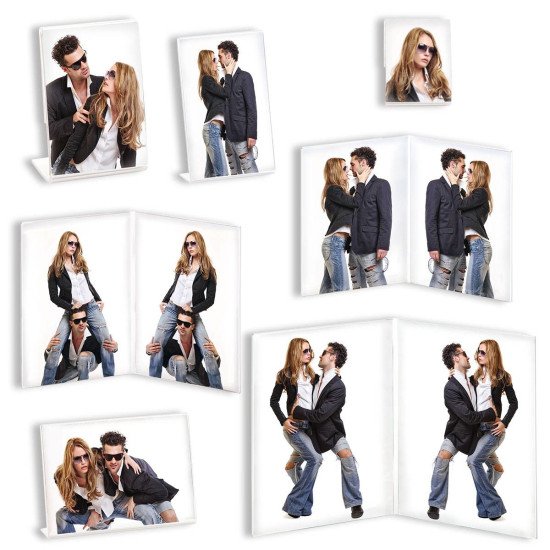 Walther Design ASH9013 Transparent Cadre pour une seule photo