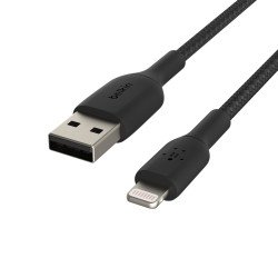 Belkin CAA002BT1MBK câble Lightning 1 m Noir Belkin CAA002BT1MBK câble Lightning 1 m Noir