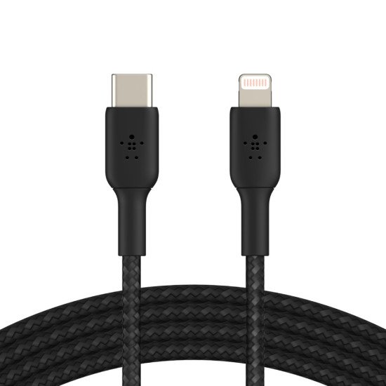 Belkin CAA004BT1MBK câble Lightning 1 m Noir