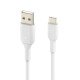 Belkin CAB001BT1MWH câble USB 1 m USB A USB C Blanc