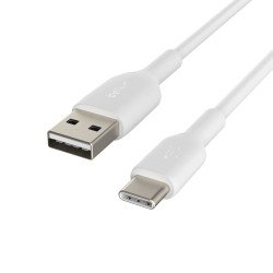 Belkin CAB001BT1MWH câble USB 1 m USB A USB C Blanc Belkin CAB001BT1MWH câble USB 1 m USB A USB C Blanc