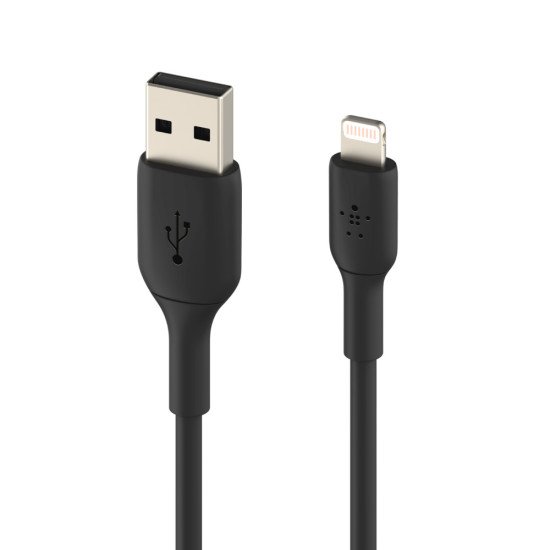 Belkin CAA001BT2MBK câble Lightning 2 m Noir