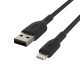 Belkin CAA002BT2MBK câble Lightning 2 m Noir