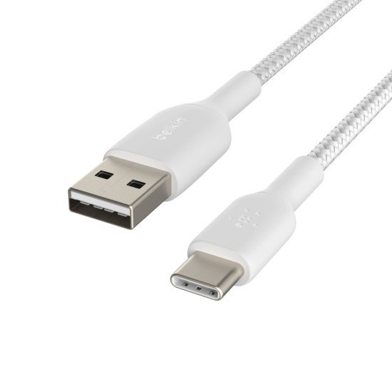 Belkin CAB002BT1MWH câble USB 1 m USB A USB C Blanc