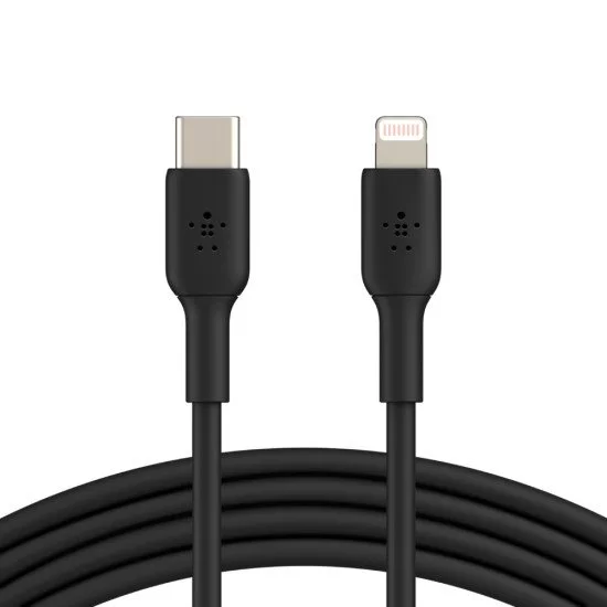 Belkin CAA003BT1MBK câble Lightning 1 m Noir Belkin CAA003BT1MBK câble Lightning 1 m Noir