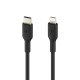 Belkin CAA003BT1MBK câble Lightning 1 m Noir