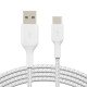 Belkin CAB002BT2MWH câble USB 2 m USB A USB C Blanc