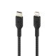 Belkin CAA004BT2MBK câble Lightning 2 m Noir