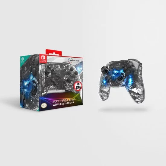 PDP Afterglow Noir, Transparent Manette de jeu Analogique/Numérique Nintendo Switch, Nintendo Switch Lite, Nintendo Switch OLED PDP Afterglow Noir, Transparent Manette de jeu Analogique/Numérique Nintendo Switch, Nintendo Switch Lite, Nintendo Switch OLED