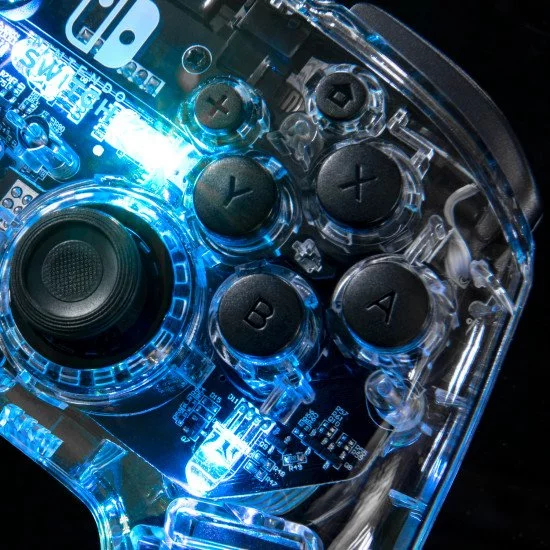 PDP Afterglow Noir, Transparent Manette de jeu Analogique/Numérique Nintendo Switch, Nintendo Switch Lite, Nintendo Switch OLED PDP Afterglow Noir, Transparent Manette de jeu Analogique/Numérique Nintendo Switch, Nintendo Switch Lite, Nintendo Switch OLED