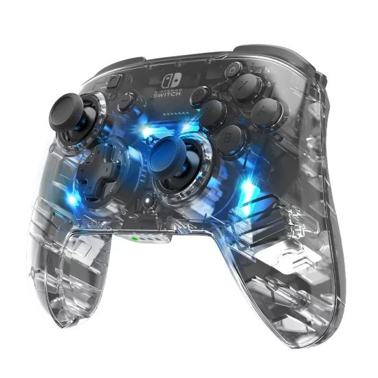PDP Afterglow Noir, Transparent Manette de jeu Analogique/Numérique Nintendo Switch, Nintendo Switch Lite, Nintendo Switch OLED PDP Afterglow Noir, Transparent Manette de jeu Analogique/Numérique Nintendo Switch, Nintendo Switch Lite, Nintendo Switch OLED