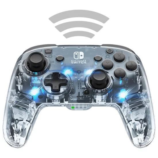 PDP Afterglow Noir, Transparent Manette de jeu Analogique/Numérique Nintendo Switch, Nintendo Switch Lite, Nintendo Switch OLED PDP Afterglow Noir, Transparent Manette de jeu Analogique/Numérique Nintendo Switch, Nintendo Switch Lite, Nintendo Switch OLED