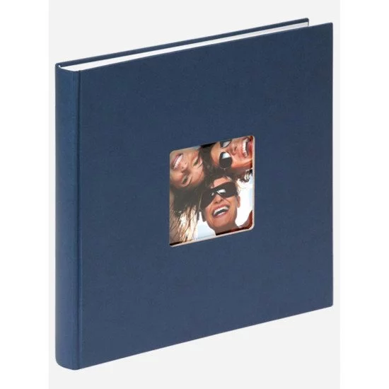 Walther Design Album photo blanc 28 x 30,5 cm Couverture en lin avec