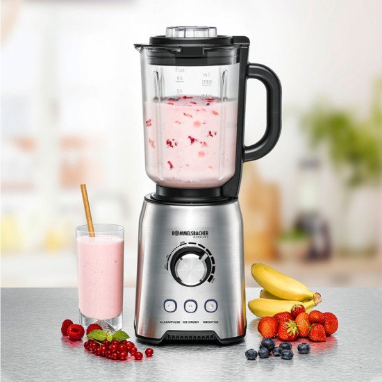 Rommelsbacher MX 1250 blender 1,75 L Mélangeur de table 1200 W Acier inoxydable
