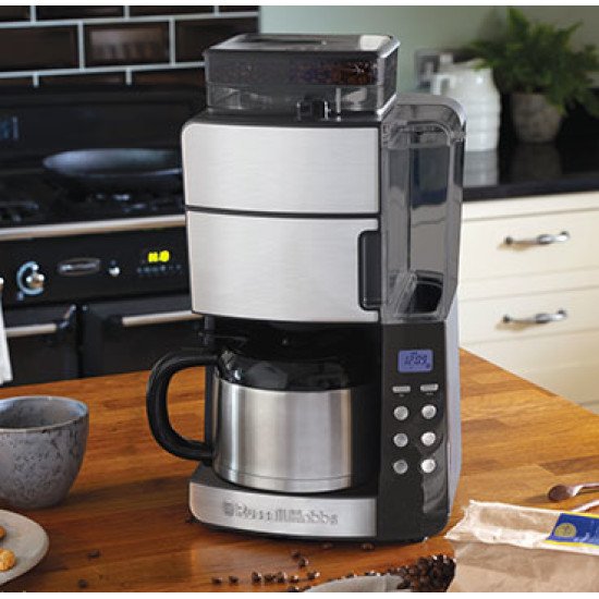 Russell Hobbs Grind and Brew Thermal Carafe Entièrement automatique Machine à café 2-en-1 1 L