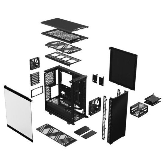 Fractal Design Define 7 Compact Midi Tower Noir Fractal Design Define 7 Compact Midi Tower Noir