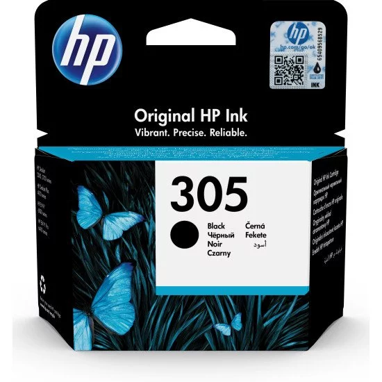 HP Cartouche d'encre noire 305 authentique HP Cartouche d'encre noire 305 authentique