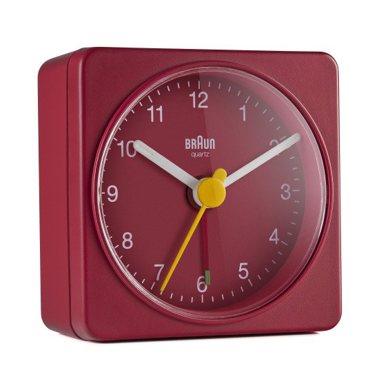 Braun BC02R réveille-matin Réveil à quartz Rouge