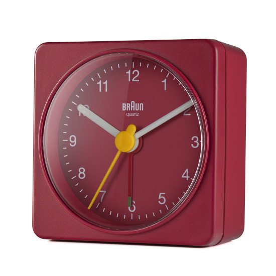 Braun BC02R réveille-matin Réveil à quartz Rouge