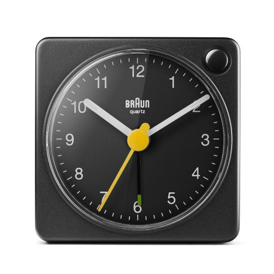 Braun BC02XB réveille-matin Réveil à quartz Noir