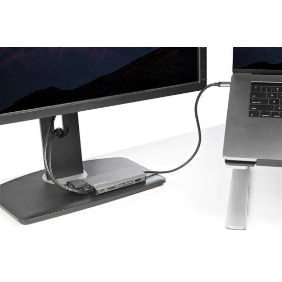 StarTech.com DKT30CHVAUSP station d'accueil Avec fil USB 3.2 Gen 1 (3.1 Gen 1) Type-C Noir, Gris