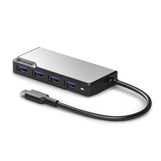ALOGIC UCFUUA-SGR hub & concentrateur USB 3.2 Gen 1 (3.1 Gen 1) Type-C 5000 Mbit/s Noir, Argent ALOGIC UCFUUA-SGR hub & concentrateur USB 3.2 Gen 1 (3.1 Gen 1) Type-C 5000 Mbit/s Noir, Argent