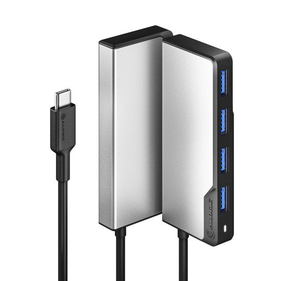 ALOGIC UCFUUA-SGR hub & concentrateur USB 3.2 Gen 1 (3.1 Gen 1) Type-C 5000 Mbit/s Noir, Argent ALOGIC UCFUUA-SGR hub & concentrateur USB 3.2 Gen 1 (3.1 Gen 1) Type-C 5000 Mbit/s Noir, Argent