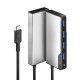 ALOGIC UCFUUA-SGR hub & concentrateur USB 3.2 Gen 1 (3.1 Gen 1) Type-C 5000 Mbit/s Noir, Argent ALOGIC UCFUUA-SGR hub & concentrateur USB 3.2 Gen 1 (3.1 Gen 1) Type-C 5000 Mbit/s Noir, Argent