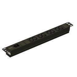 APC EPDU1016B unité de distribution d'énergie 8 sortie(s) CA 1U Noir APC EPDU1016B unité de distribution d'énergie 8 sortie(s) CA 1U Noir