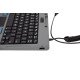 Gamber-Johnson 7160-1449-00 clavier pour tablette Noir, Gris USB QWERTY Anglais américain