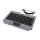 Gamber-Johnson 7160-1449-00 clavier pour tablette Noir, Gris USB QWERTY Anglais américain